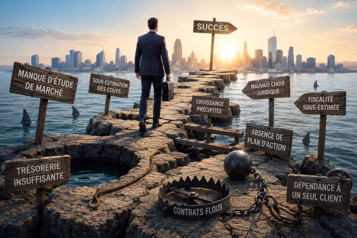 Les pièges de la création d’entreprise